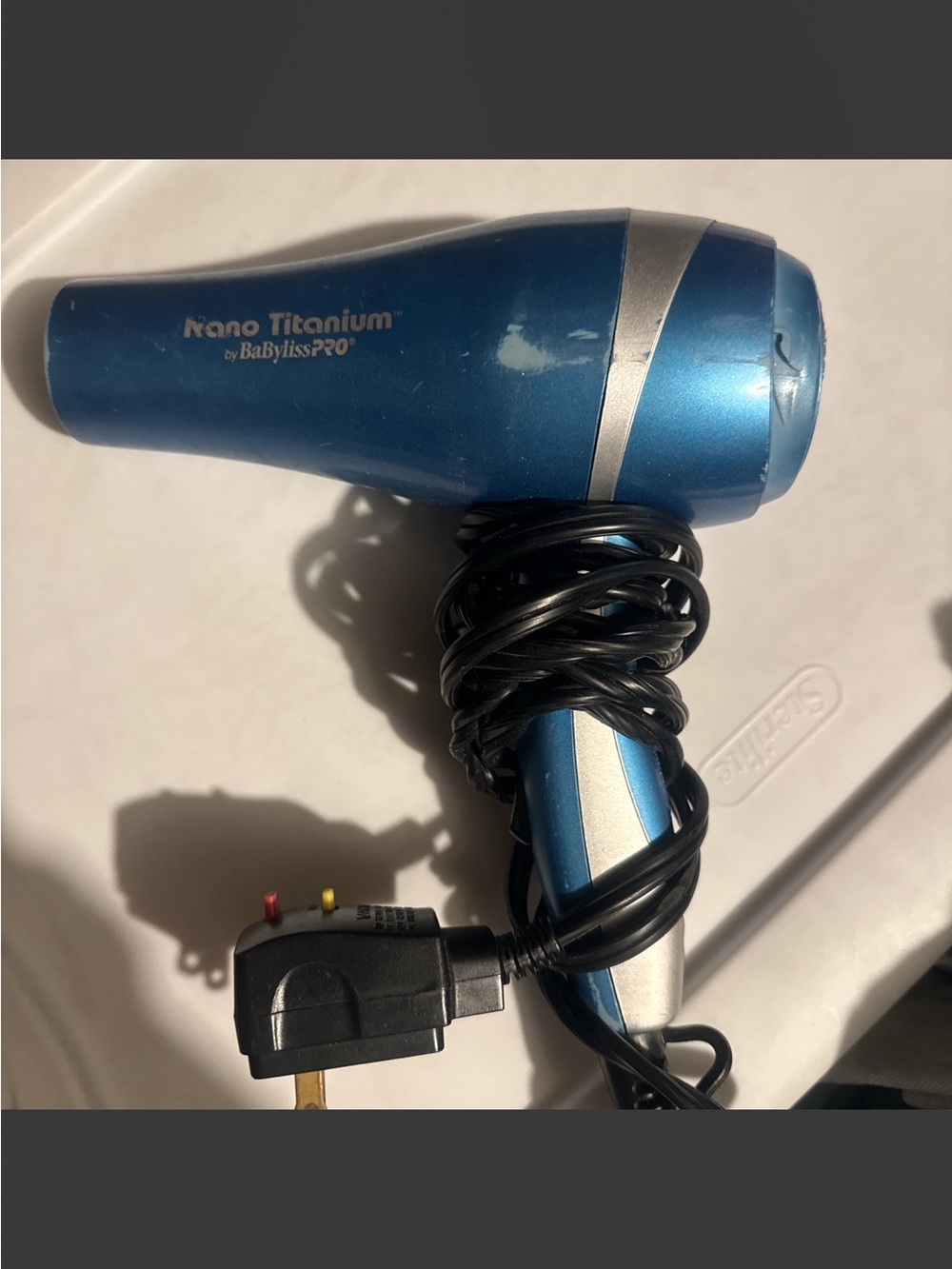 BabylissPRO Nano Titanium Travel Hair Dryer - Blue